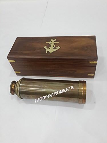 Vintage Nautical Telescope Pirate Spyglass Home Decor Collectible