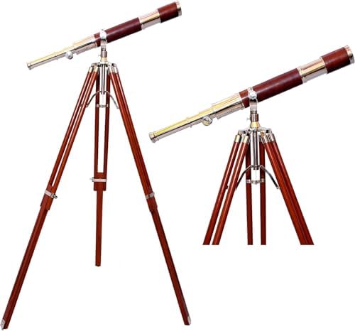 Royal Single Barrel Telescope with Nickel Finish