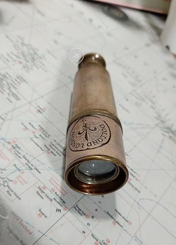 Antique Brass Pirate Spyglass Telescope 18 Functional