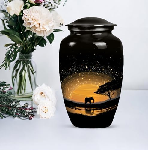 Atrikya Elephant Cremation Urn Set for Ashes