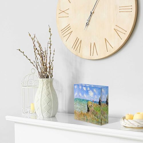 NOHSHE 4x4 Acrylic Desk Decor with Motivational Quote