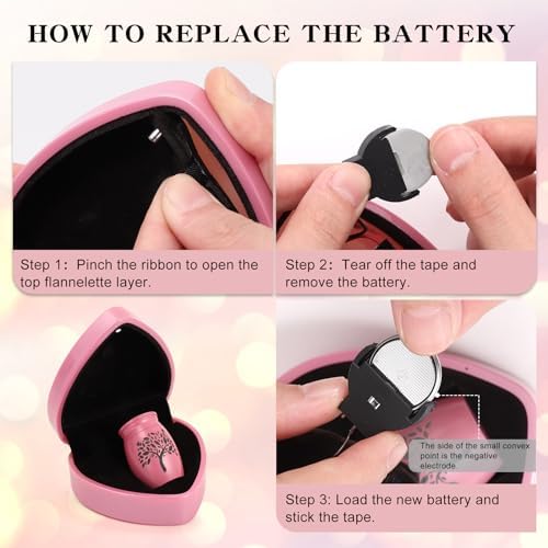 Small Urns for Human Ashes - Mini Cremation Urn with Heart Box and Necklace