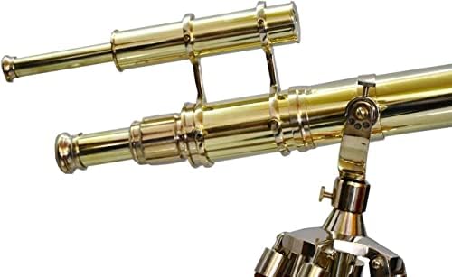 Royal Vintage Nautical Floor Standing Brass Telescope
