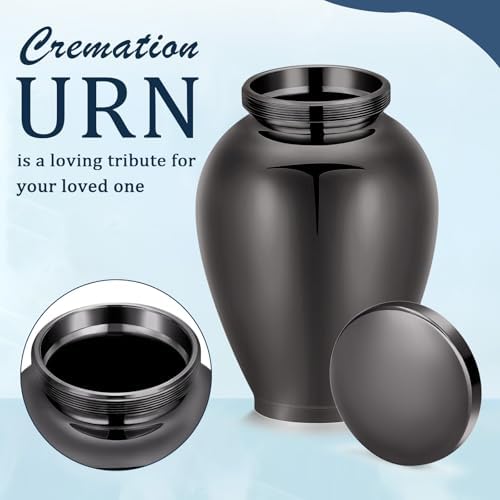 Constantlife Cremation Urn Stainless Steel Memorial Decorative Urn for Human or Pet Ashes
