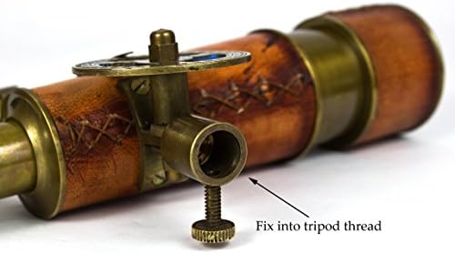 Brass Orange Antique Finish Telescope Stand