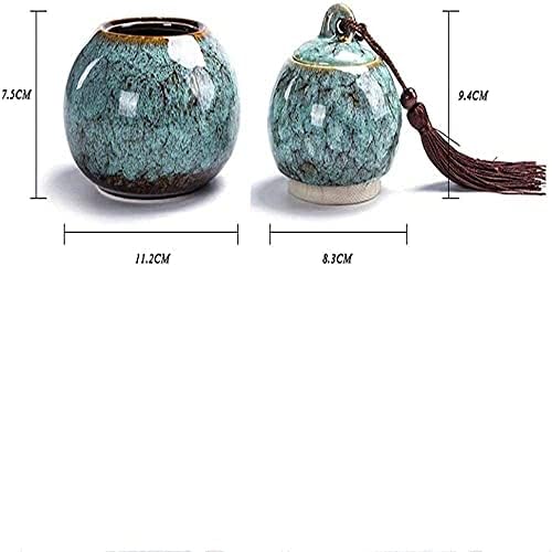 ZHANGZONG Mini Decorative Urn for Pet and Human Ashes