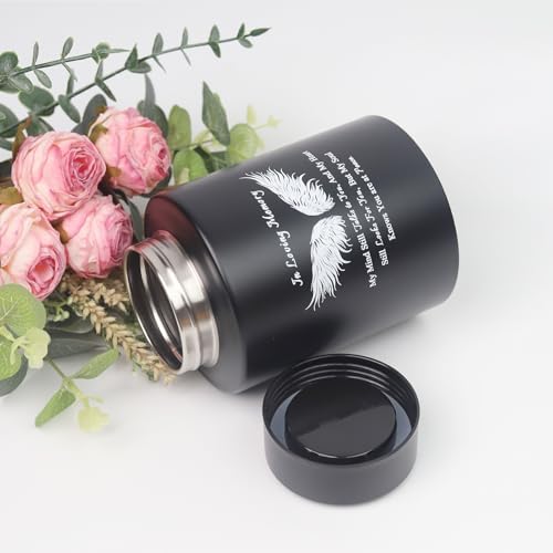6 Inches Small Urn for Ashes with Angle Wing
