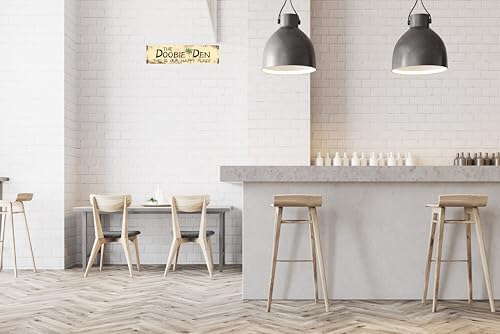 Vintage Tin Sign Retro Metal Decor Wall Art Plaque 16x4 In