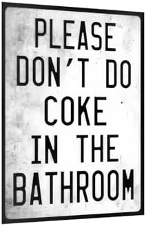 Funny Sarcastic Party Wall Art Decor Sign 8x12 Inch Metal Plaque