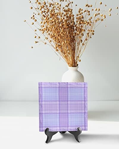 Modern Abstract Desk Decor with Wooden Stand