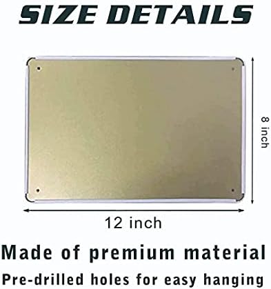 Vintage German Shepherd Lovers Metal Tin Sign 12x8 Inch Wall Decor