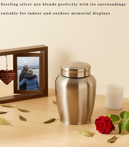 Stainless Steel Decorative Urn for Ashes