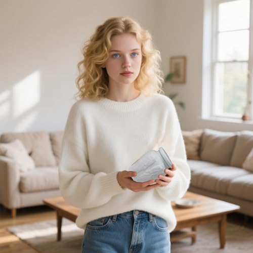 Angel Wings Ceramic Decorative Urns for Human Ashes - Fun Funeral Memorial Keepsake