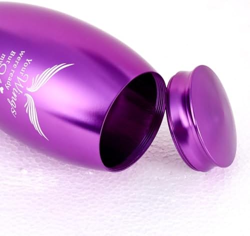 Purple Angel Decorative Urn for Human Ashes