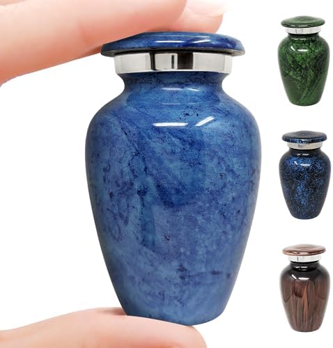 Small Cremation Urn for Human Ashes Keepsake - Miniature Memorial Urn Personal Tribute for Loved Ones