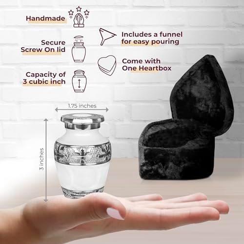 Trupoint Memorials Small Urns for Human Ashes Keepsake 1