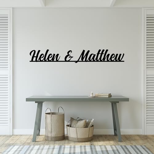 Personalized Couples Metal Sign with Names