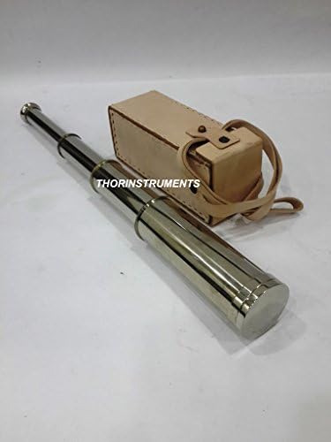 THOR Nautical Spyglass Telescope with Leather Case