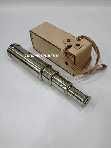 THOR Nautical Spyglass Telescope with Leather Case