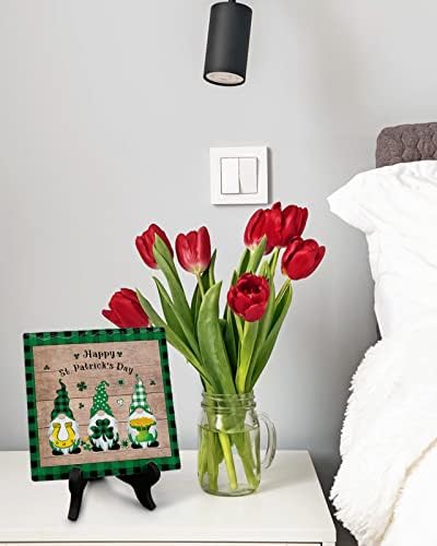 LEOSUCRE Desk Decor Wooden Stand Plaque Sign