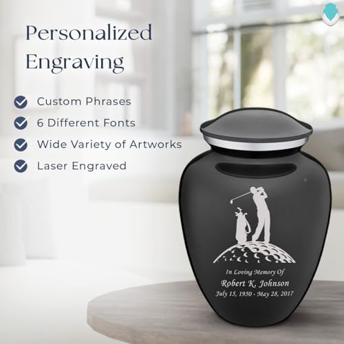 GetUrns Golf Cremation Urn for Human Ashes 200 lbs