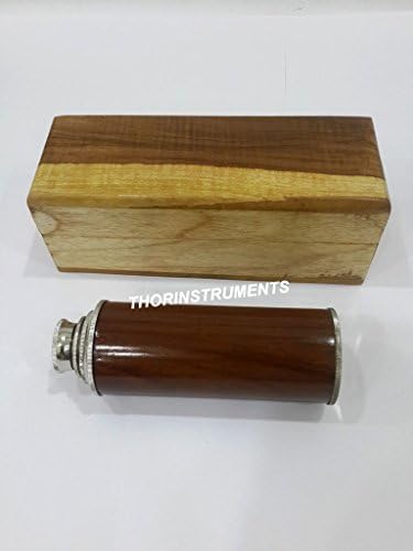 Nautical Spyglass Wooden Telescope with Natural Box