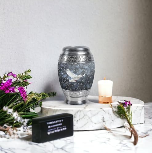 Dove in Heavy Rain 3 Inch Urn Set Of 4