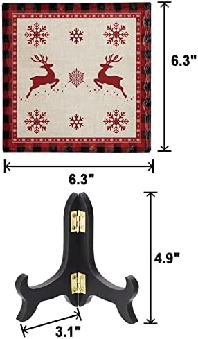 Retro Textured Christmas Desk Decor Sign