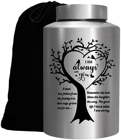 Cremation Urns for Adult Human Ashes - Decorative Memorial Urn for Dad Mom