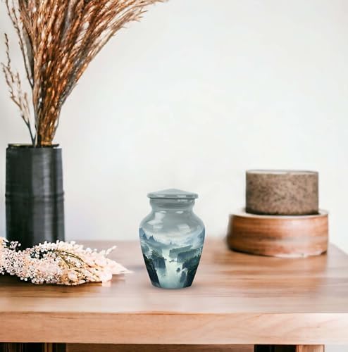 River Beautiful View Decorative Urn Set of 4