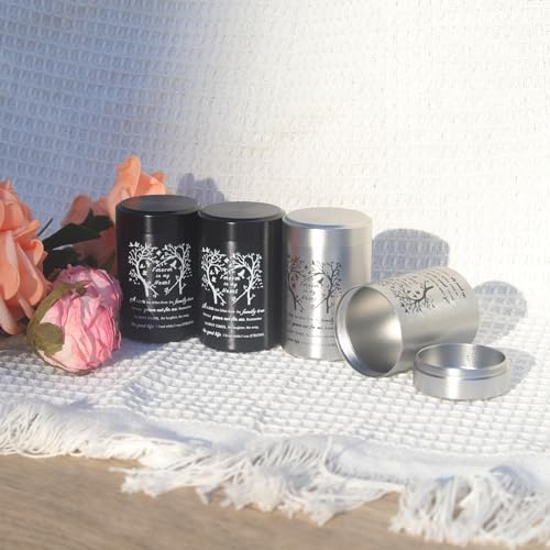 Set of 8 Mini Cremation Urns with Tree of Life Design