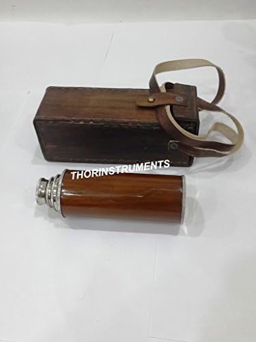 THOR INSTRUMENTS Nautical Spyglass Telescope with Leather Case