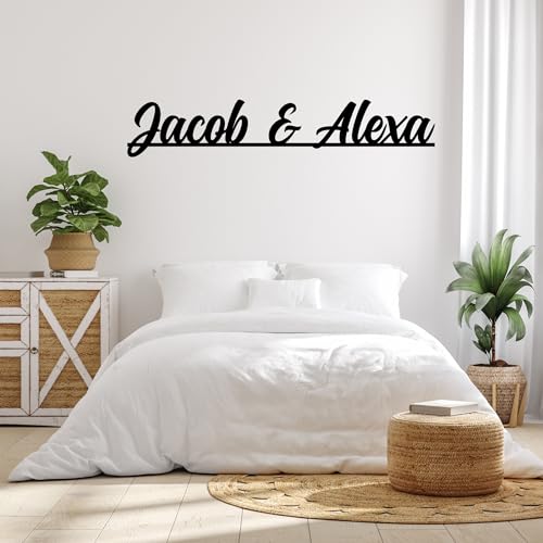 Personalized Couples Metal Sign with Names