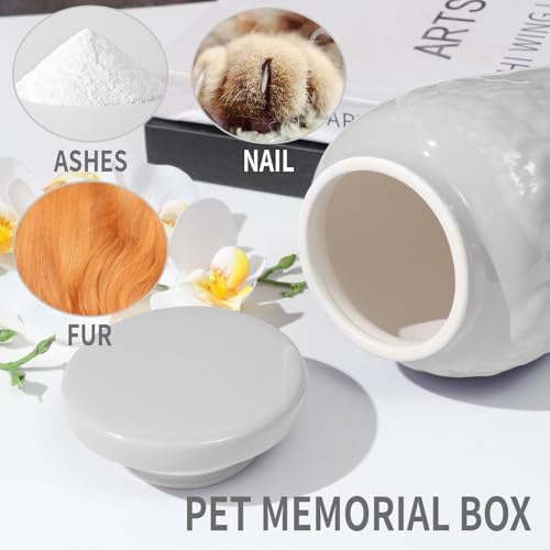 Angel Wings Ceramic Decorative Urns for Human Ashes - Fun Funeral Memorial Keepsake