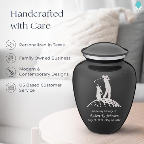 GetUrns Golf Cremation Urn for Human Ashes 200 lbs