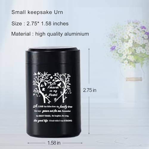 Set of 8 Mini Cremation Urns with Tree of Life Design