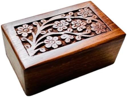 Pet Ashes Box Wooden Cremation Urn for Cat and Dog
