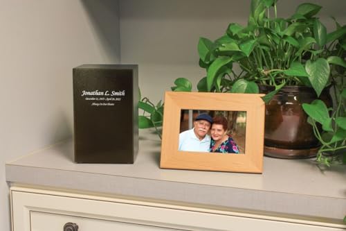 Angelic Themed Adult Cremation Urn Pewter Finish