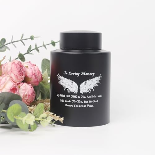 6 Inches Small Urn for Ashes with Angle Wing