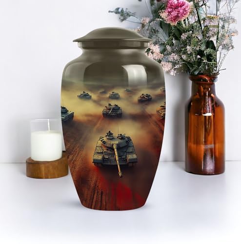 Elegant Gray Cremation Urn Set of 5
