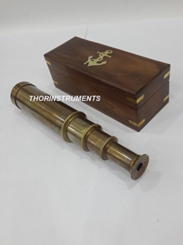 Vintage Nautical Telescope Pirate Spyglass Home Decor Collectible