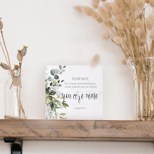 Bible Verse Isaiah 43 1 Wooden Box Sign