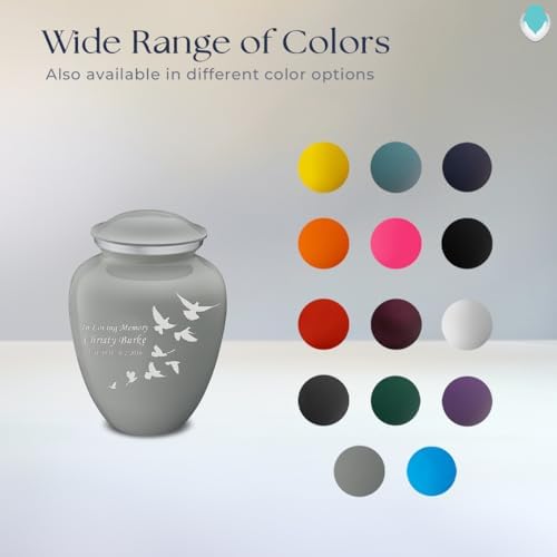 GetUrns Personalized Dove Cremation Urn for Human Ashes 44 lbs