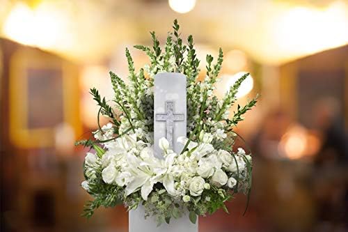 Silver Cross Scattering Tubes for Human Ashes TSA Approved Eco-Friendly Urns