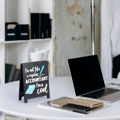 Funny Accountant Desk Decor Sign Im Not Like A Regular Accountant Im A Cool