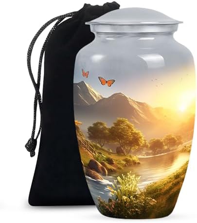 10 Inch Decorative Urn for Human Ashes Elegant Memorial Cremation Urn