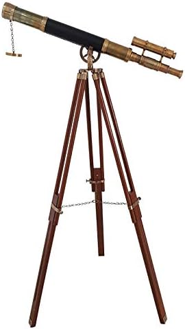 Adjustable Brass Nautical Telescope Home Decor