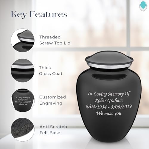 GetUrns Personalized Cremation Urn for Human Ashes 200 lbs