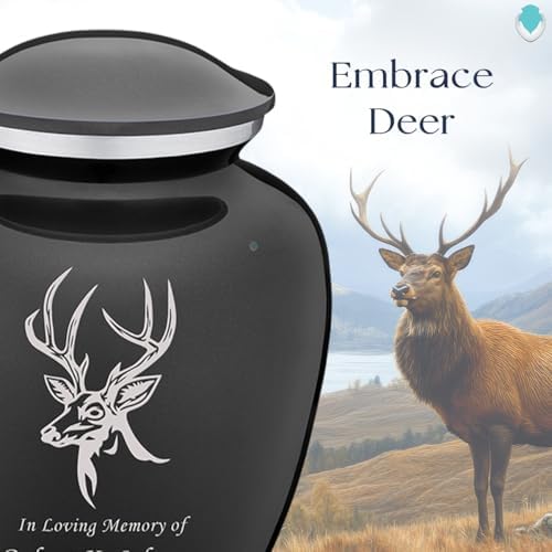 GetUrns Personalized Deer Cremation Urn For Human Ashes 200 Lbs