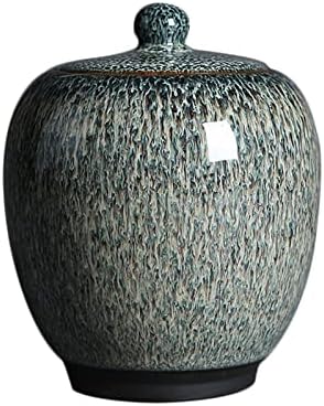 Ceramic Small Urn for Human Ashes Gray